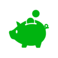 Økonomi ikon grønn